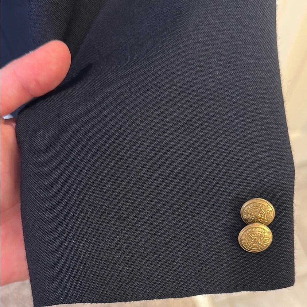 Van Heusen Kids Navy Sport Coat with Notched Lapels Size Y16 - Picture 7 of 11